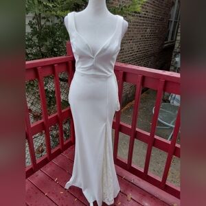 Chic Off White Wedding Dress